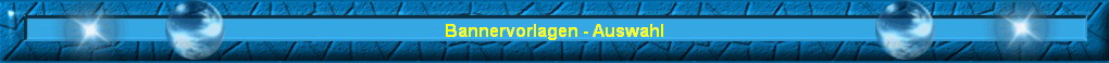 Bannervorlagen - Auswahl