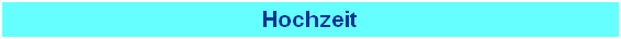 Hochzeit